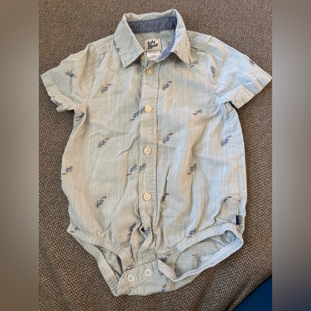 Boden Kids' Blue Shirt
